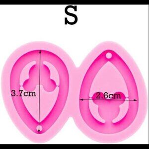 Glossy Shiny Magic Witch Hat Shape Keychain Silicone Mold with Hole for DIY Lugg